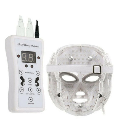 Electric 7 Colors Led Facial Mask Face Mask Machine Light Therapy Acne Mask Neck Beauty Led Light Treatment Skin Rejuvenation