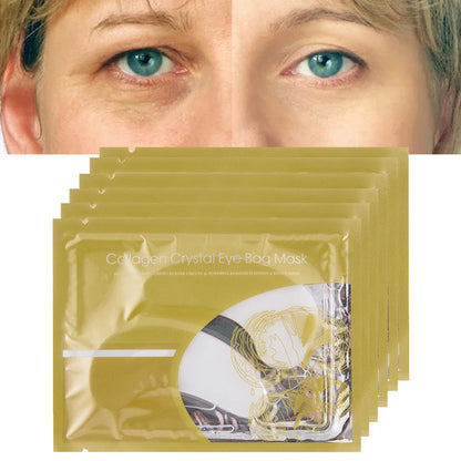 Crystal Collagen Eye Mask Crystal Patches for Eyes Face Skin Care Anti Wrinkle Cosmetics Moisture Dark Circle Remover Eye Patch