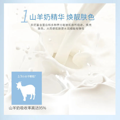 20pcs Goat Milk Neck Mask Collagen Firming Anti-Wrinkle Whitening Anti-aging Nech Masks Moisturizing Beauty Necks Skin Care