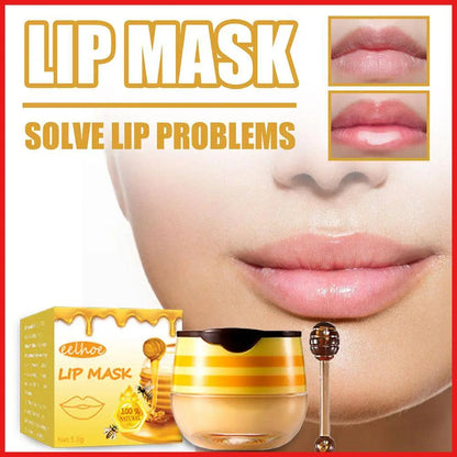 Honey Lip Balm Moisturizing Propolis Lip Mask Remove Brush Nourishing Skin Lip Oil Care Line Reduce Lips With Dead