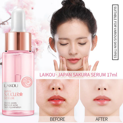 LAIKOU Sakura Facial Cleansing Skincare Set Whitening Moisturize Beauty Health Eye Mask Lip Mask Korean Facial Care Products Kit