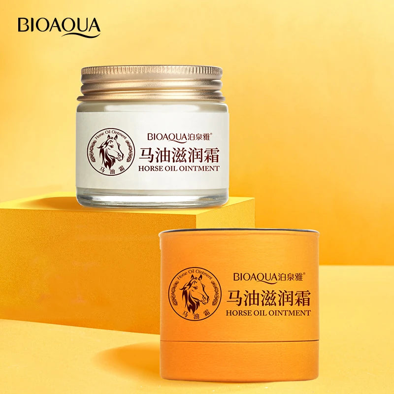 BIOAQUA Horse Oil Face Cream Moisturizing Anti-aging Facial Moisturizer Body Hand Foot skincare Creams Face Body Skin Care