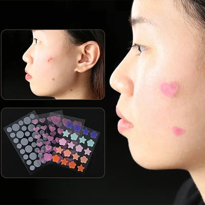 Star Pimple Patch Acne Colorful Invisible Acne Removal Skin Care Stickers Y2K Originality Concealer Face Spot Beauty Makeup Tool