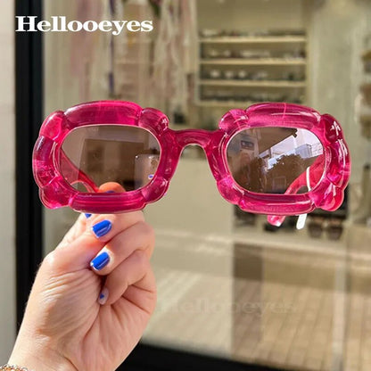 Retro Sexy Square Y2K Sunglasses For Women Men Luxury Brand Fashion