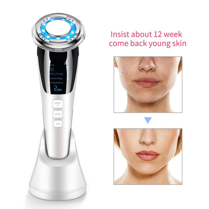 7in1 RF&EMS Radio Mesotherapy Electroporation lifting Beauty LED Photon Face Skin Rejuvenation Remover Wrinkle Radio Frequency