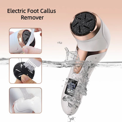 Electronic Foot Files Portable Electric Foot Callus Remover Foot Care Tool for Dead Hard Skin Rechargeable Pedicure Tools