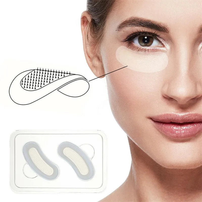 Hyaluronic Acid Microneedle Eye Patches Mask For Anti Wrinkle Aging Dark Circles Moisturizing Under Eye Gel Pads Skin Care