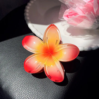 E-Girl Hawaiian Hibiscus Flower Coconut Girl Beach Siren Mermaid Boho Aesthetic Hair Clip Kawaii Y2K Hair Accessories