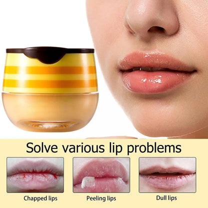 Honey Lip Balm Moisturizing Propolis Lip Mask Remove Brush Nourishing Skin Lip Oil Care Line Reduce Lips With Dead